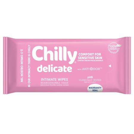 Servetele pentru igiena intima Delicate, 12 bucati, Chilly