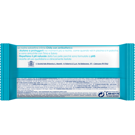 Servetele pentru igiena intima, Protect, 12 bucati, Chilly 760697