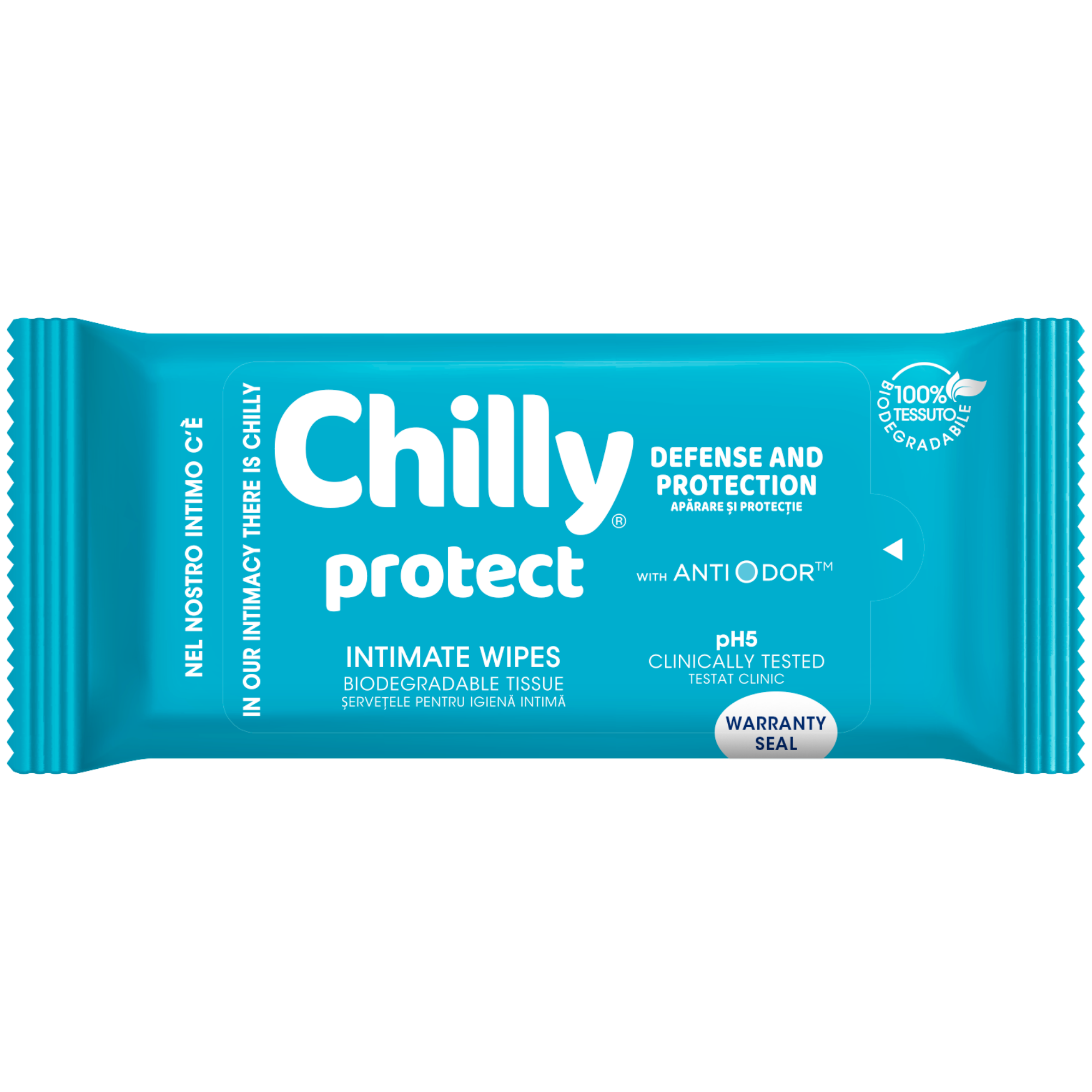 Servetele pentru igiena intima, Protect, 12 bucati, Chilly