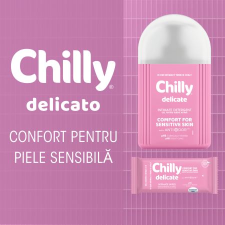 Gel pentru igiena intima Delicate, 200 ml, Chilly 760667