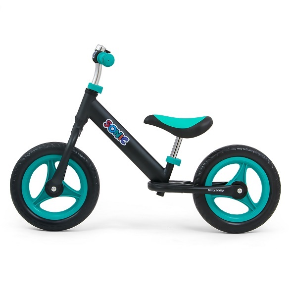 Bicicleta usoara din aluminiu fara pedale Sonic, Mint, Milly Mally