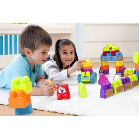 Joc de constructii Ferma, + 3 ani, Miniland 647544