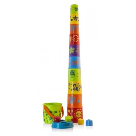 Joc sortator de forme geometrice Giantte Moogy, + 3 ani, Miniland 647545