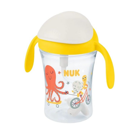 Cana Motion, + 8 luni, 230 ml, Galben, Nuk