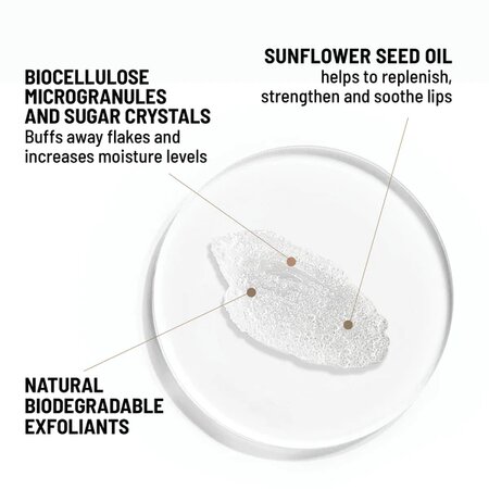 Exfoliant pentru buze Smoothing Lip Scrub Microdermabrasion, 10 ml, Dr. Brandt 647630