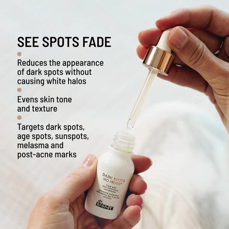Concentrat triplu cu acizi pentru minimizarea petelor pigmentare Dark Spots No More Bright This Way, 15 ml, Dr. Brandt 647651