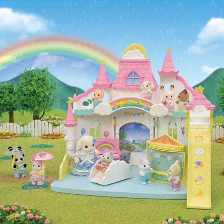 Loc de joaca Castel culori vesele Sylvanian Families, 3 ani+, Epoch 647741