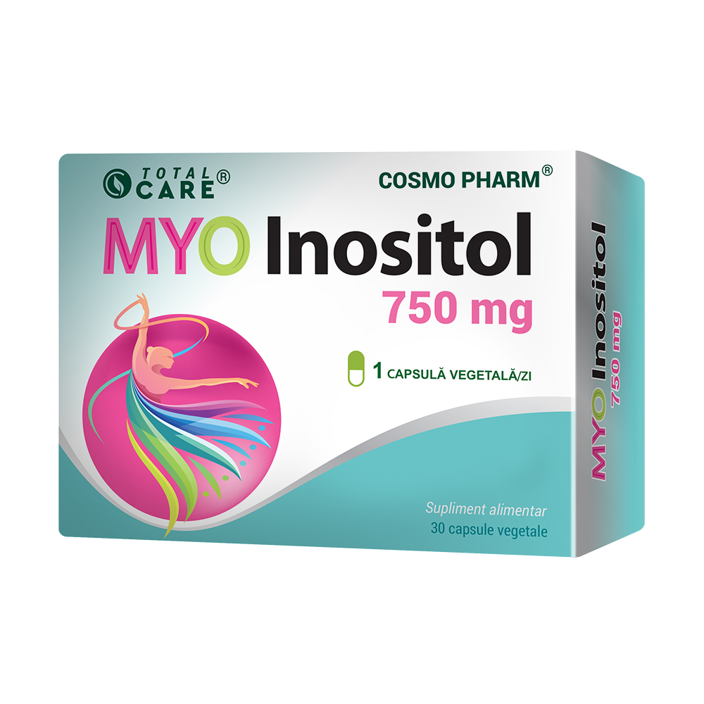 MYO Inositol 750 mg, 30 capsule vegetale, Cosmopharm