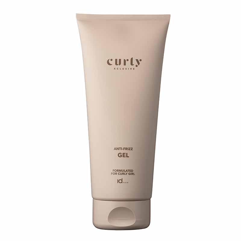 Gel anti frizz cu pretectie termica pentru par cret Curly Xclusive, 200 ml, idHAIR