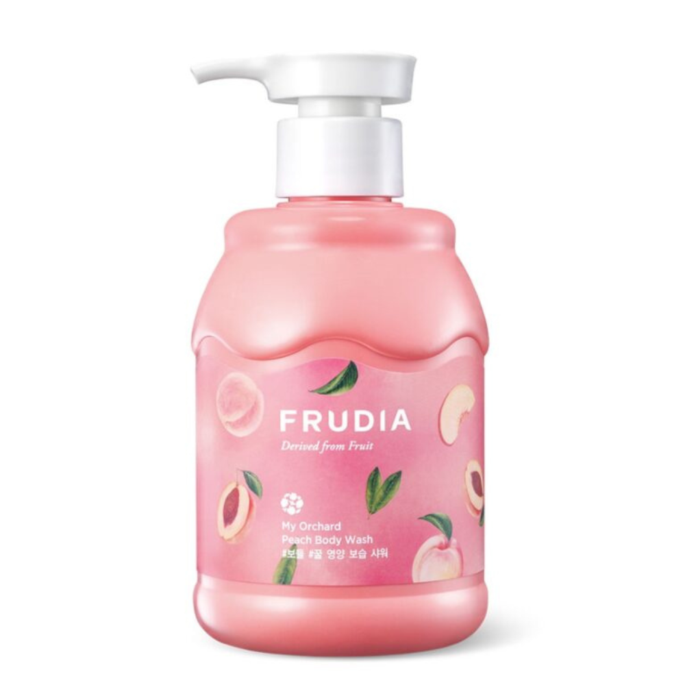 Gel de dus hranitor cu piersici pentru corp My Orchard, 350 ml, Frudia