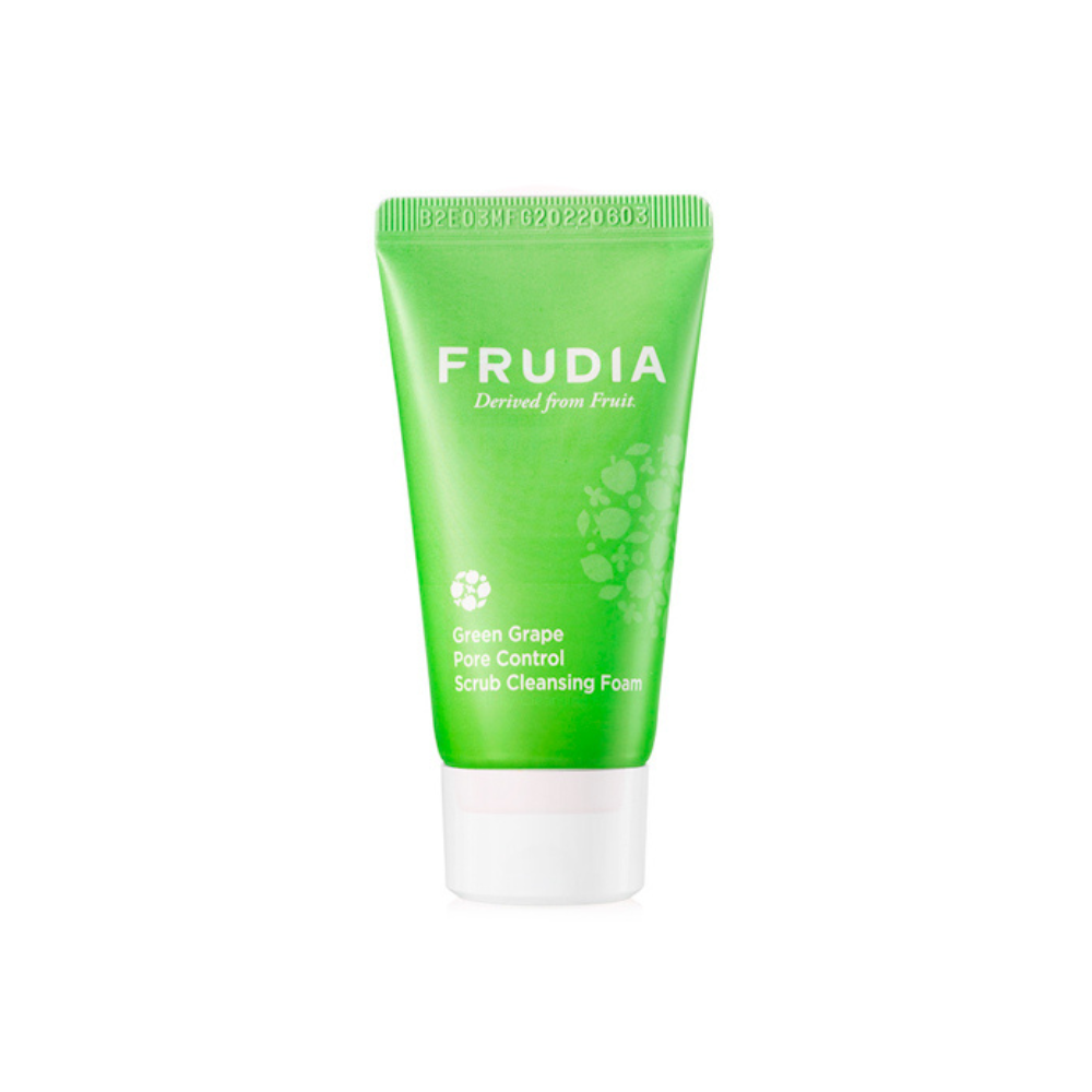 Scrub exfoliant pentru controlul porilor cu sctruguri verzi, 30 ml, Frudia