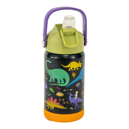 Recipient din otel inoxidabil Dino, 3 ani+, 400 ml, Floss & Rock 648589