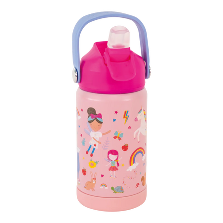 Recipient din otel inoxidabil Rainbow Fairy, 3 ani+, 400 ml, Floss & Rock 648595