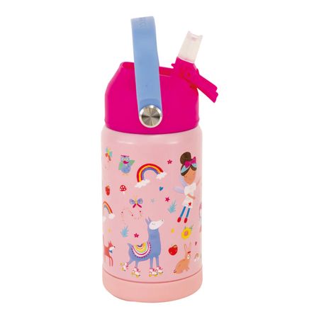 Recipient din otel inoxidabil Rainbow Fairy, 3 ani+, 400 ml, Floss & Rock 648596