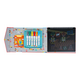Carte tip tabla reutilizabila Chalkboard Sketchbook Construction, 3 ani+, Floss & Rock 648617