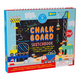 Carte tip tabla reutilizabila Chalkboard Sketchbook Construction, 3 ani+, Floss & Rock 648616