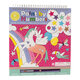 Carte de colorat cu acuarele pe numere, Paint by numbers Fantasy, 5 ani+, Floss & Rock 648663