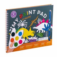 Carte de colorat cu acuarele My Paint Pad Dino, 3 ani+, Floss & Rock