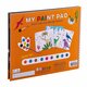 Carte de colorat cu acuarele My Paint Pad Dino, 3 ani+, Floss & Rock 648656