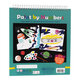 Carte de colorat cu acuarele pe numere, Paint by numbers Space, 5 ani+, Floss & Rock 648677