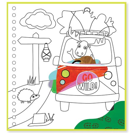 Caiet de activitati reutilizabil, Magic Multi Play Adventure, 3 ani+, Floss & Rock 648703