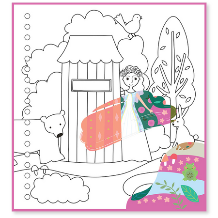 Caiet de activitati reutilizabil, Magic Multi Play Fairy Tale, 3 ani+, Floss & Rock 648709