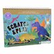 Caiet de activitati razuibil, Scratch & Play Dino, 3 ani+, Floss & Rock 648740