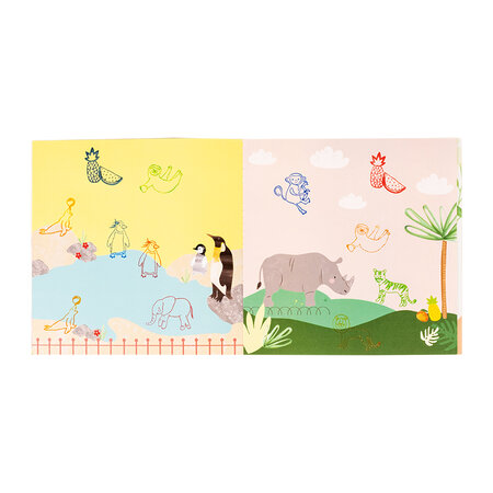 Set Stampile Jungle, 3 ani+, Floss & Rock 648758