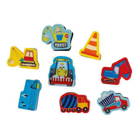 Set Stampile Construction, 3 ani+, Floss & Rock 648794