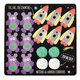 Jocuri magnetice in cutie metalica, 4 in 1, Fun & Games Space, 3 ani+, Floss & Rock 648933