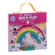 Joc magnetic 4 in 1, Multi Play Rainbow Fairy, 3 ani+, Floss & Rock 648962