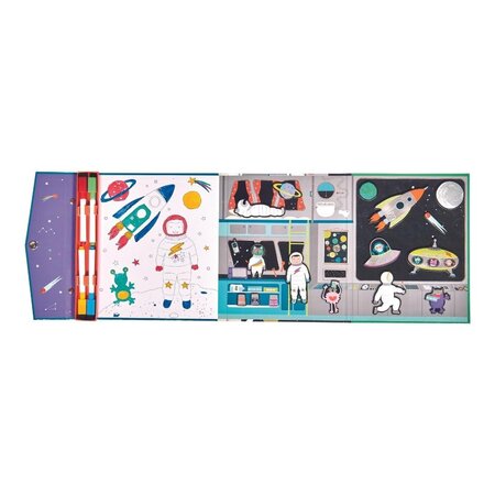 Joc magnetic 4 in 1, Multi Play Space, 3 ani+, Floss & Rock 648970