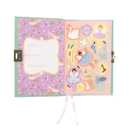 Jurnal parfumat cu lacat, My Scented Secret Diary Enchanted, 3 ani+, Floss & Rock 648974