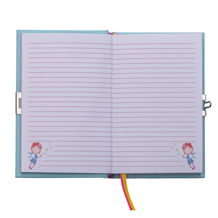Jurnal parfumat cu lacat, My Scented Secret Diary Rainbow Fairy, 3 ani+, Floss & Rock 648976
