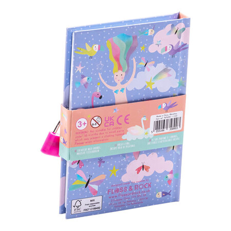 Jurnal parfumat cu lacat, My Scented Secret Diary Fantasy, 3 ani+, Floss & Rock 648981