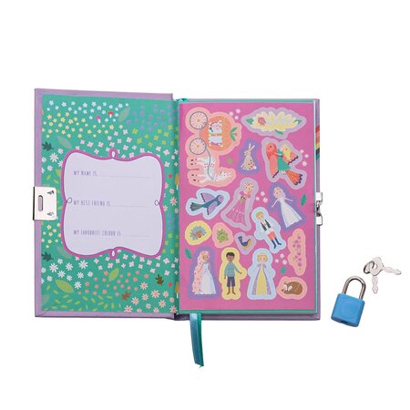 Jurnal parfumat cu lacat, My Scented Secret Fairy Tale, 3 ani+, Floss & Rock 648983