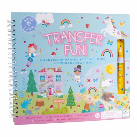 Caiet de activitati Transfer Fun, 3 ani+, Floss & Rock