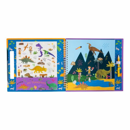 Caiet de activitati Transfer Fun Dino, 3 ani+, Floss & Rock 649024