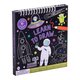 Kit pentru desen, reutilizabil Space, 3 ani+, Floss & Rock 649036