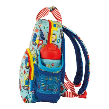 Rucsac pentru copii, Construction, +3 ani, Floss & Rock 649096