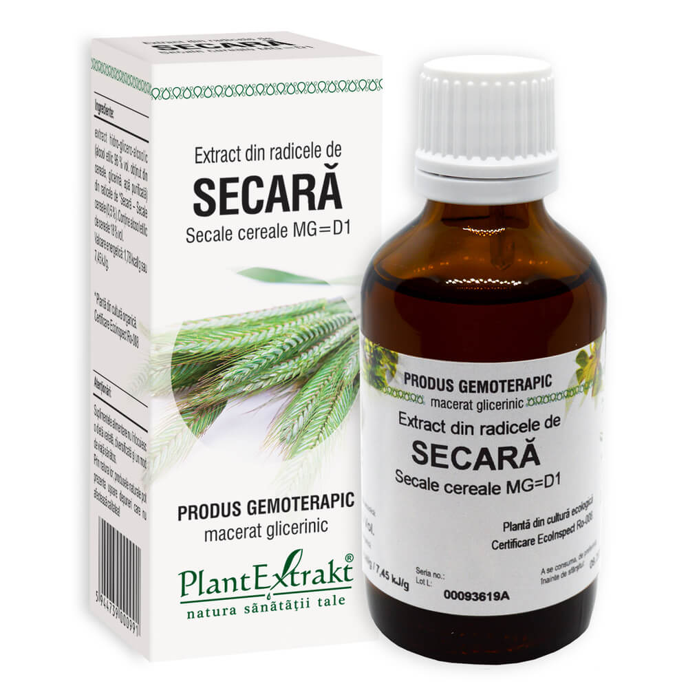 Extract din radicele de secara, 50 ml, Plant Extrakt