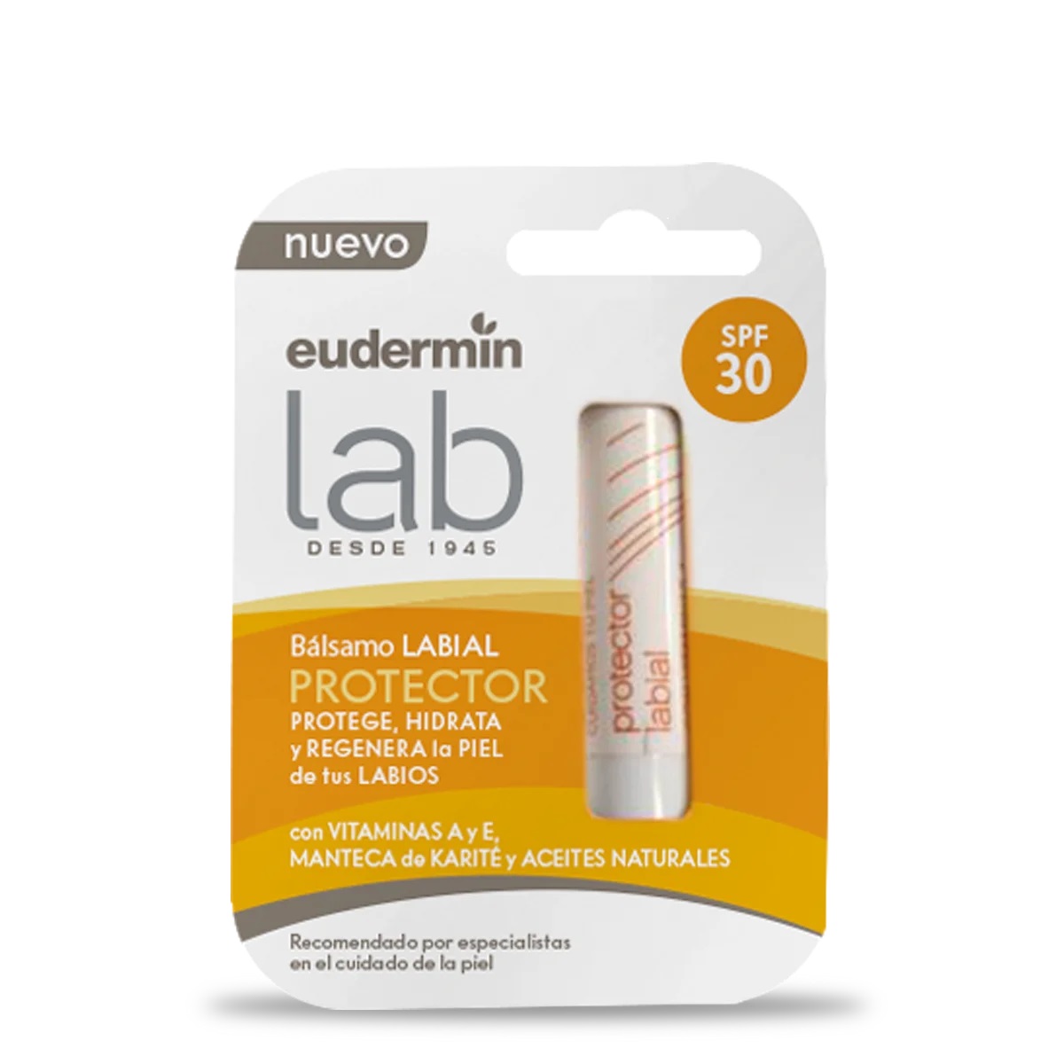 Balsam protector pentru buze SPF 30, 48 g, Eudermin