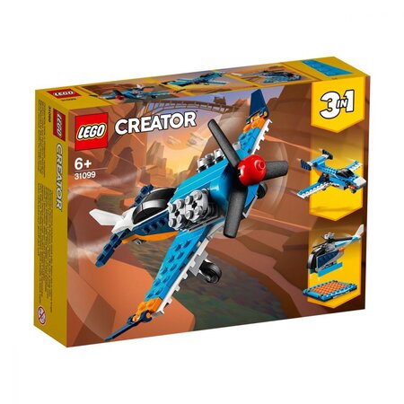 Avion cu elice Lego Creator, +6 ani, 31099, Lego 445459