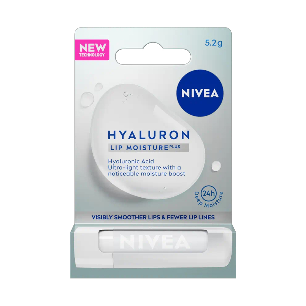 Balsam de buze cu acid hialuronic Hyaluron Moisture, 5.2 g, Nivea