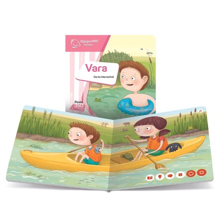 Carte interactiva Vara, 2-6 ani, Raspundel Istetel 649640