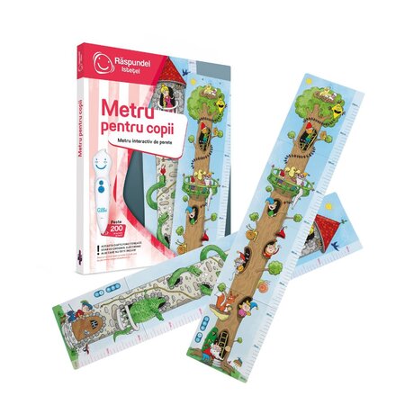Carte Metru pentru copii, 3-7 ani, Raspundel Istetel 649644