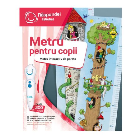 Carte Metru pentru copii, 3-7 ani, Raspundel Istetel 649643