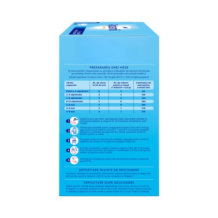Lapte praf Nutri-Biotik 1, 0-6 luni, 1200 g, Aptamil 816709