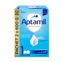 Lapte praf Nutri-Biotik 1, 0-6 luni, 1200 g, Aptamil