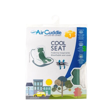 Husa Scaun Auto Grupa 1 Mesh 3D, Jade Green, Air Cuddle 649671